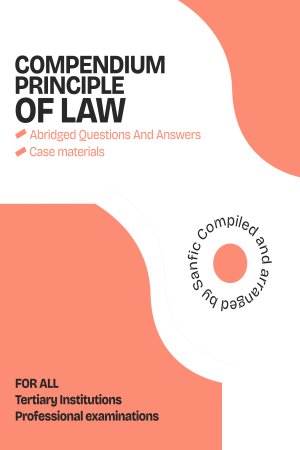 Cover of Compendium Principle Of Law