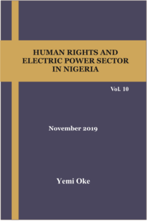 Cover of HUMAN RIGHTS AND ELECTRIC POWER SECTOR IN NIGERIA
