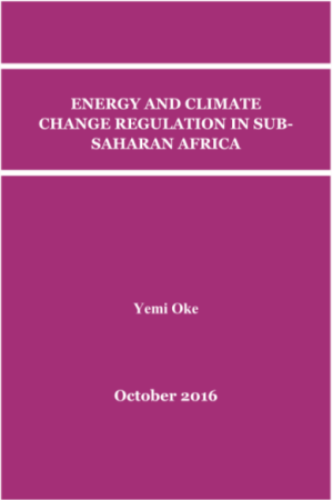 Cover of ENERGY AND CLIMATE CHANGE REGULATION IN SUB-SAHARAN AFRICA