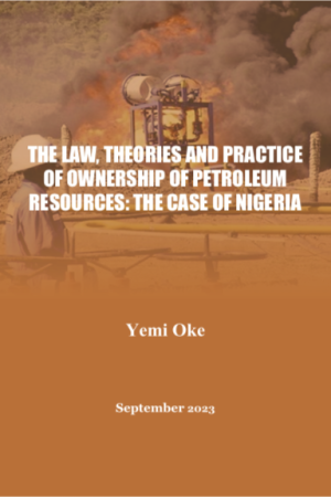 Cover of THE LAW, THEORIES AND PRACTICE OF OWNERSHIP OF PETROLEUM RESOURCES: THE CASE OF NIGERIA