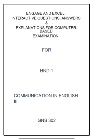 Cover of HNDI Computer Based English Exams 302