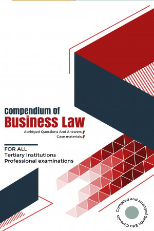 Cover of Compendium Of Business Law - Sanfic Consults