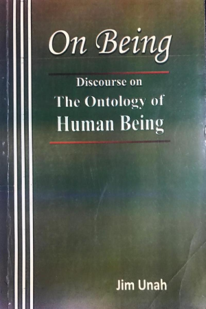 Cover of ON BEING - Discourse On The Ontology of Human Being