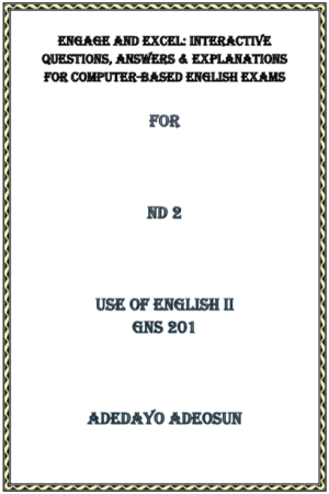Cover of Computer Based English Exams ND II 201
