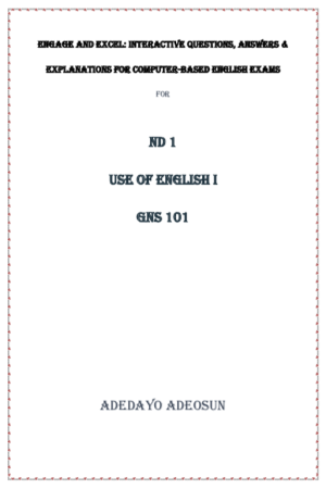 Cover of Computer Based English Exams ND1